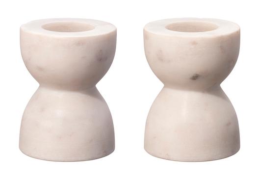 Petit Marble Candlesticks (set of 2) by Jamie Young