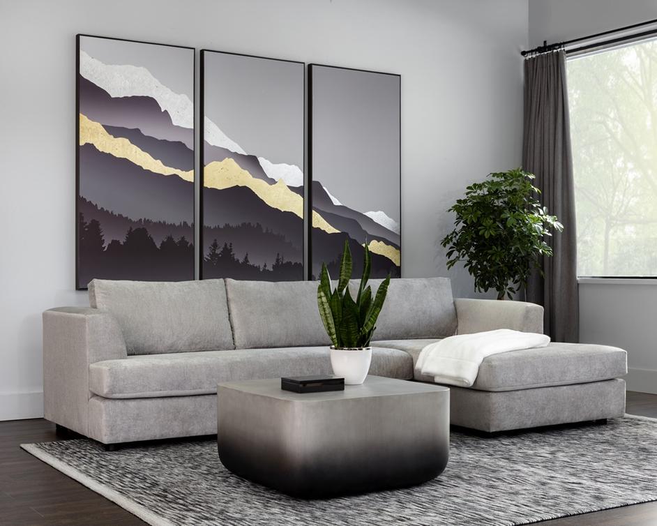 Strut Coffee Table - Black Ombre by Sunpan