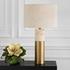 Gravitas Elegant Brass & Stone Lamp by Uttermost