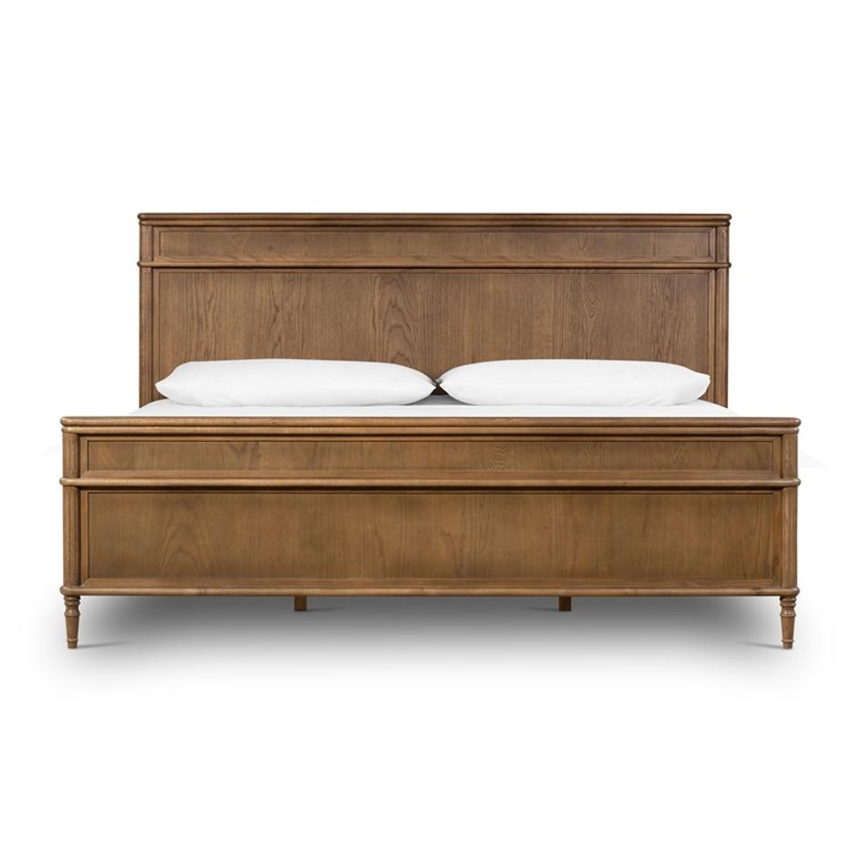 Toulouse Bed In Toasted Oak In King by FOUR HANDS