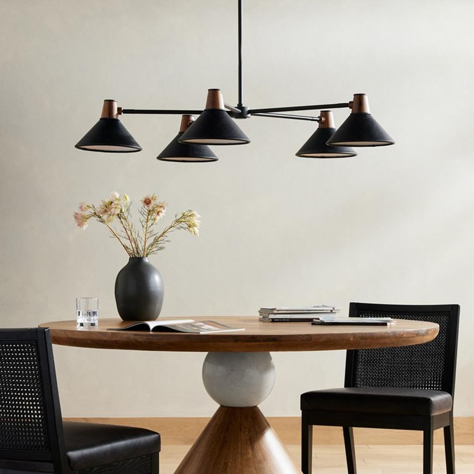 Cullen Chandelier - Powder Coated Black by Four Hands