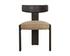 HORTON DINING CHAIR - DARK BROWN - SAHARA SAND LEATHER by Sunpan