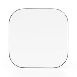 Bellvue Square Mirror - Rustic Black by Four Hands