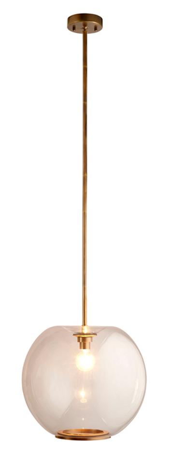 Helium 1-Light Blown Glass Pendant by Jamie Young