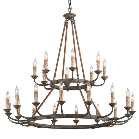 Cyrano Chandelier by Troy