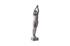 Standing Diving Sculpture, Black/Silver, Aluminum by PHILLIPS COLLECTION