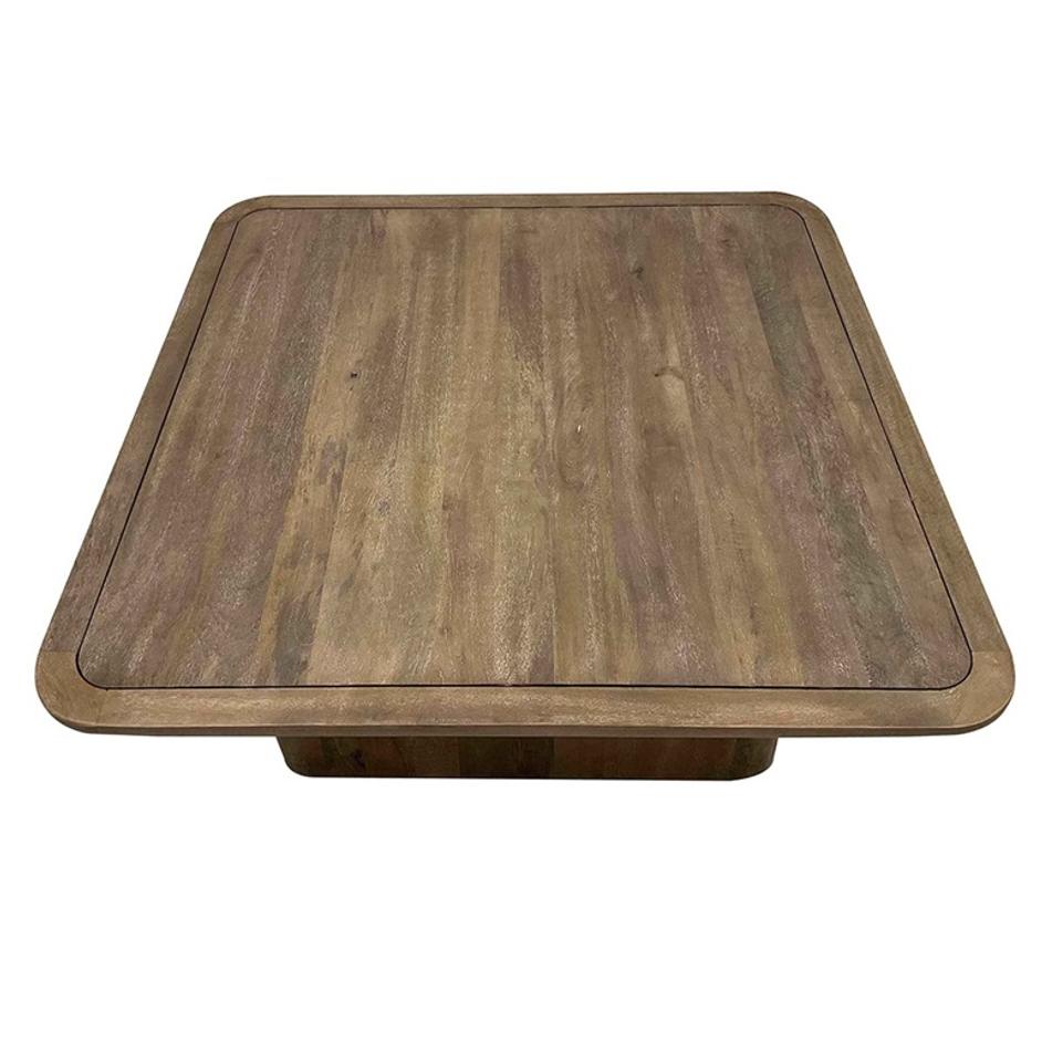 Chloe 48" Square Coffee Table Umber by Classic Home