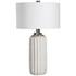 Azariah White Crackle Table Lamp by Uttermost