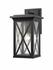 Brookside 1 Light Outdoor Wall Sconce in Black Finish by Z-Lite