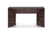 Old Post Inlay Console by Urbia Imports