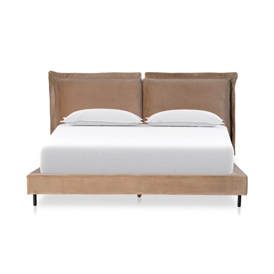 Inwood King Bed - Surrey Taupe by Four Hands