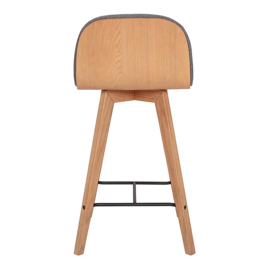 NAPOLI COUNTER STOOL GREY by Moes Home