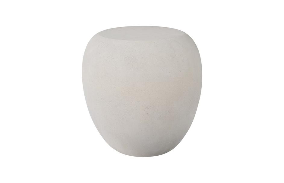 River Stone Side Table, Roman Stone by PHILLIPS COLLECTION
