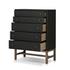Fiona Tall Dresser - Black Raffia by Four Hands