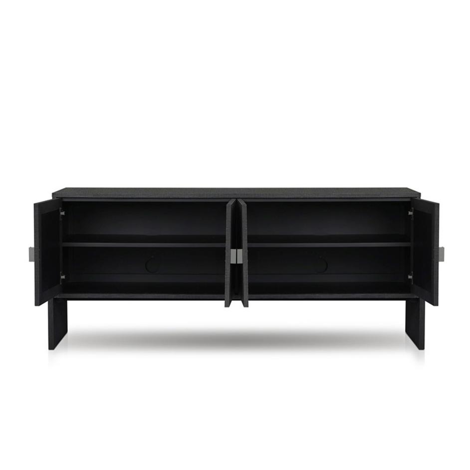 Cressida Sideboard - Black Linen by Four Hands