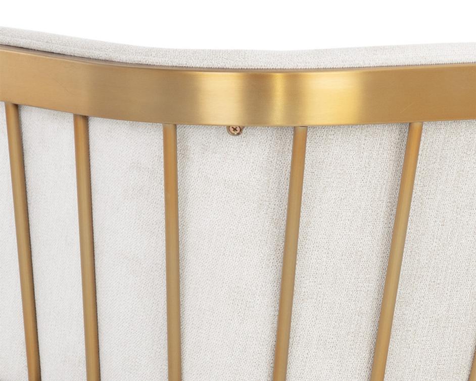 CAILY DINING ARMCHAIR - POLO CLUB MUSLIN by Sunpan