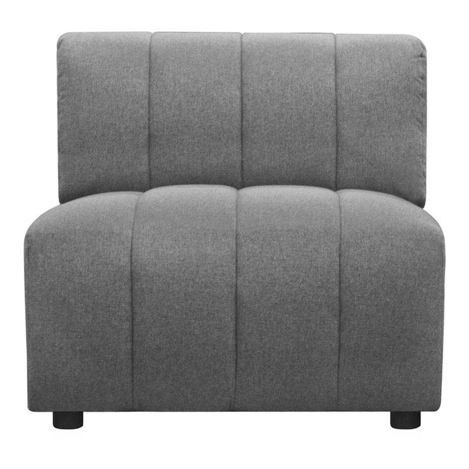 LYRIC SLIPPER CHAIR GREY by Moes Home
