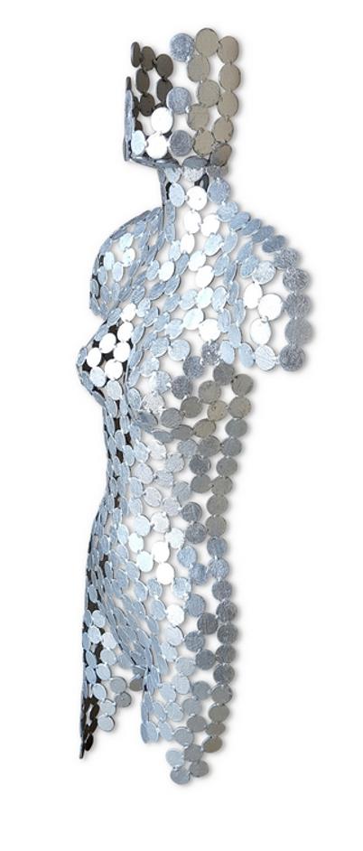 Silver Leaf Torso by Urbia Imports