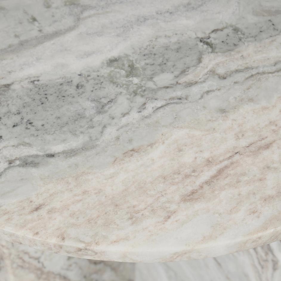 Briley Marble Round Accent Table Small by Classic Home