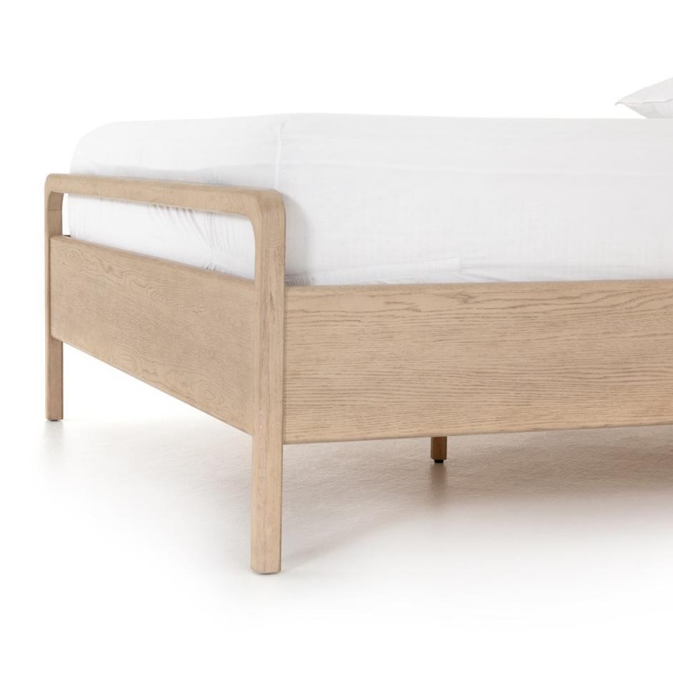 Rosedale Bed In Yucca Oak Veneer In Queen by FOUR HANDS