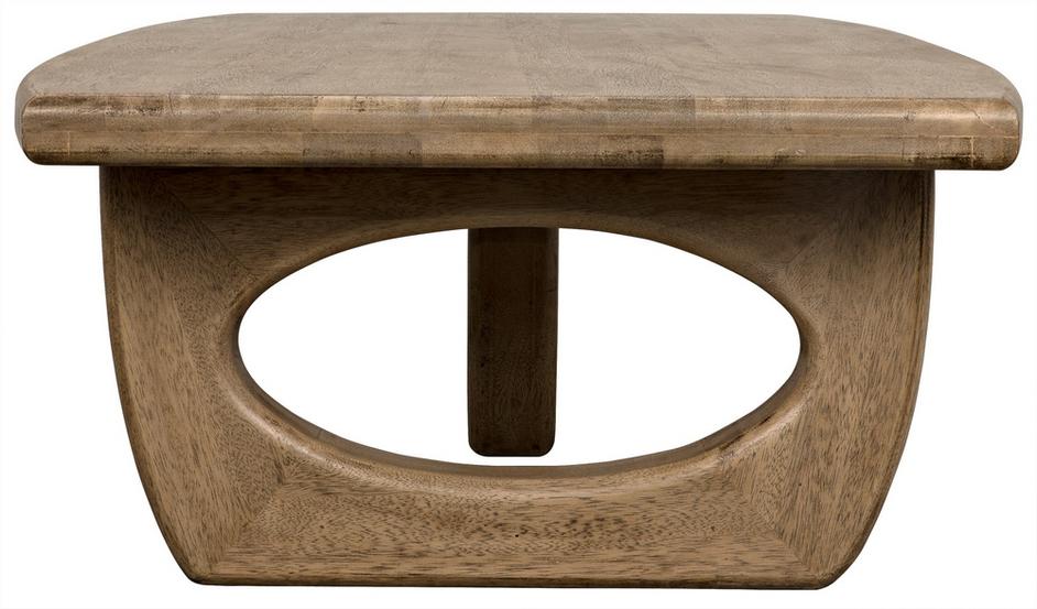 Douglas Bleached Walnut Coffee Table by Noir Furniture
