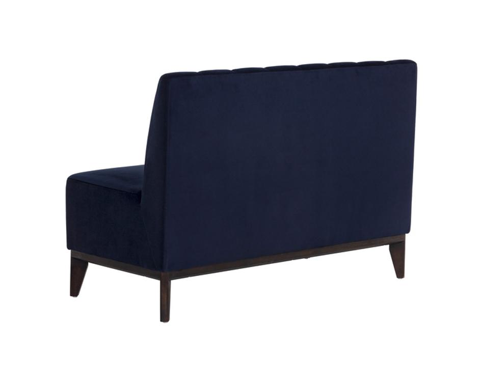 KOSOVO BANQUETTE - BROWN - ABBINGTON NAVY by Sunpan
