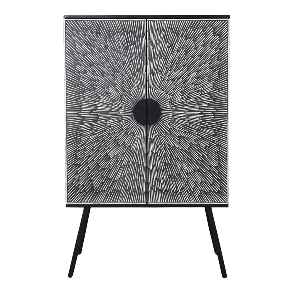 SUNBURST WINE CABINET by Moes Home