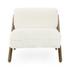 Georgia Upholstered Accent Chair - Ivory by Classic Home