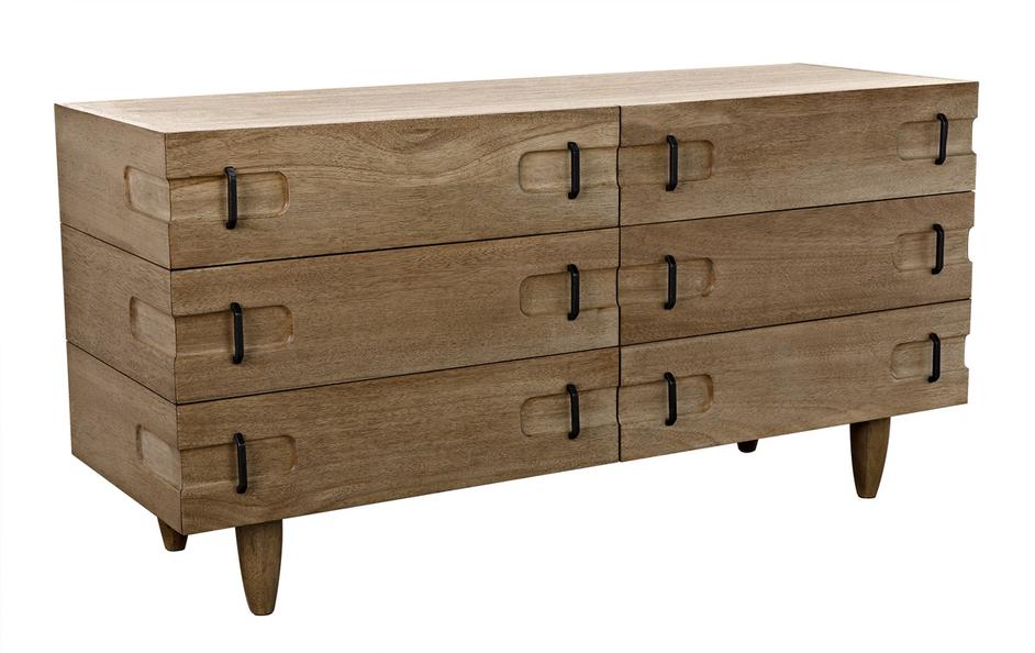 David Sideboard, Washed Walnut by Noir Furniture