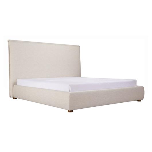 LUZON KING BED TALL HEADBOARD WHEAT by Moes Home