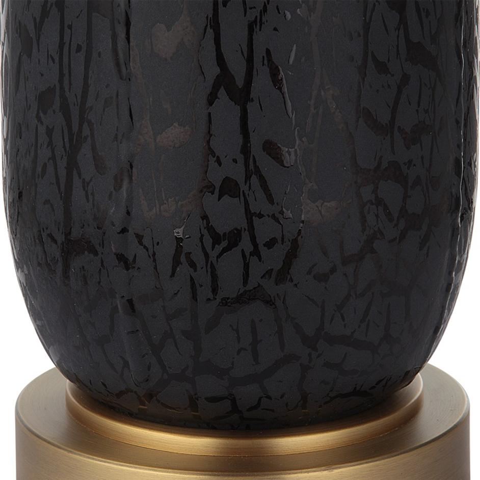 Spyglass Black Wood Grain Table Lamp by Uttermost