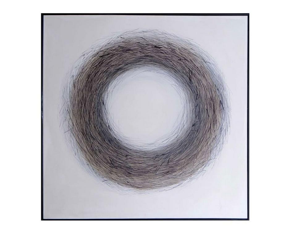 Nesting - 60" X 60" - Black Floater Frame by Sunpan