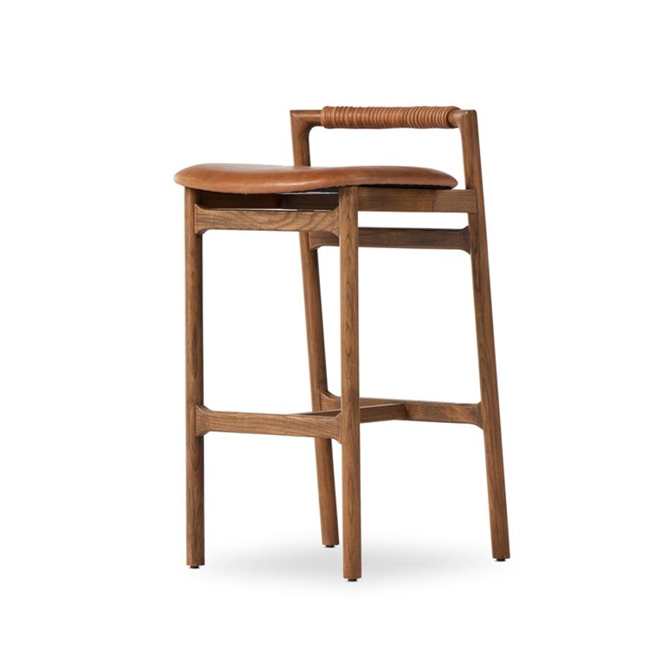 Baden Stool In Haven Tobacco In Bar by FOUR HANDS
