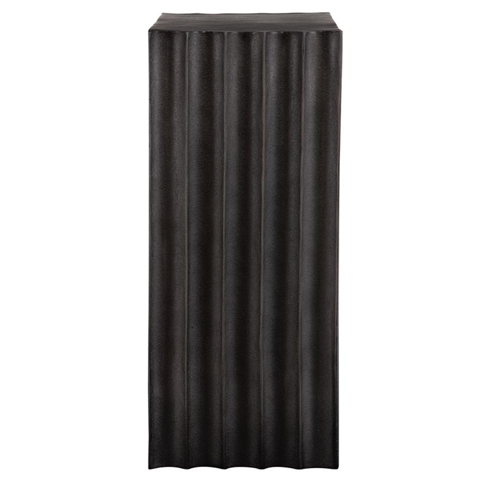 In The Groove Aluminum Accent Table by Uttermost