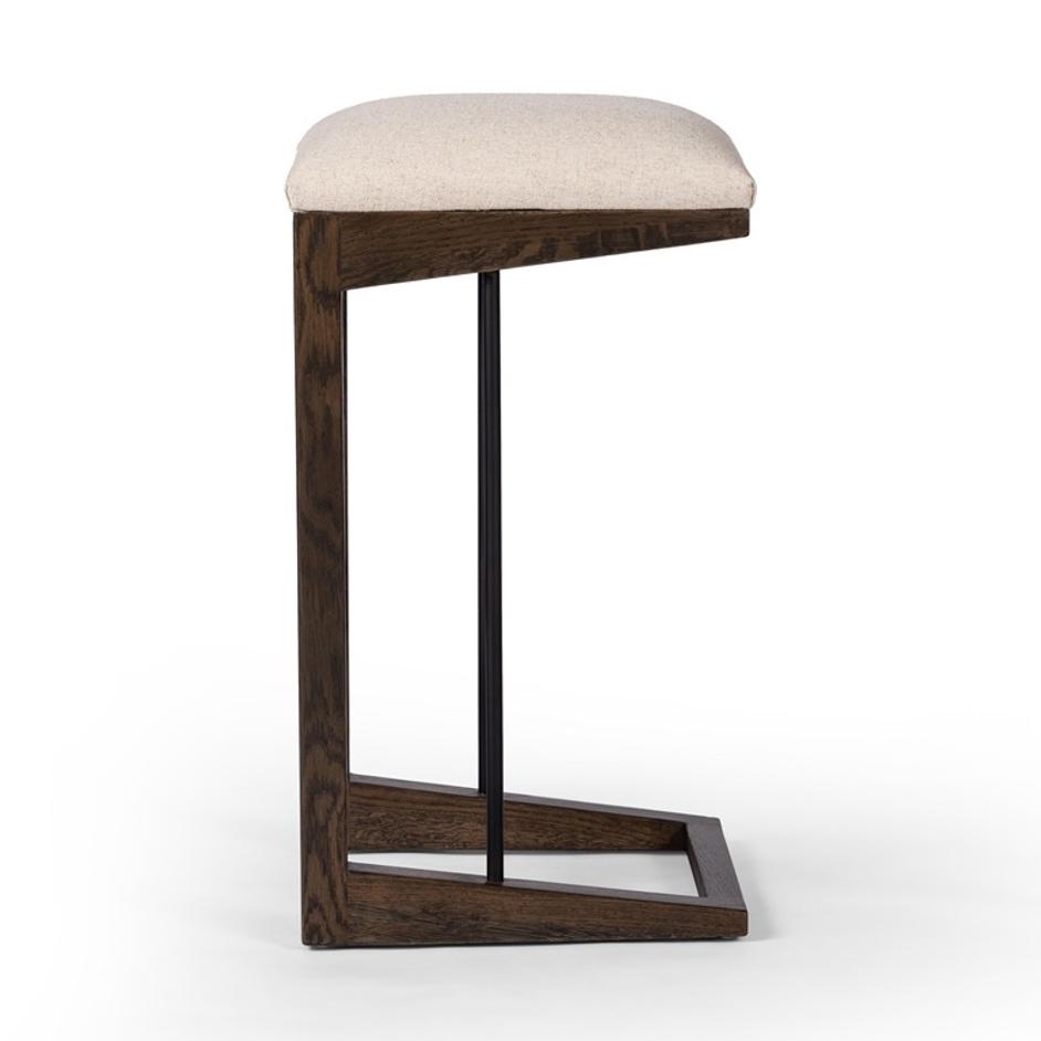 Finn Bar + Counter Stool In Sienna Brown Oak by Four Hands