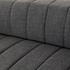 Langham Channeled Sofa - Saxon Charcoal by Four Hands