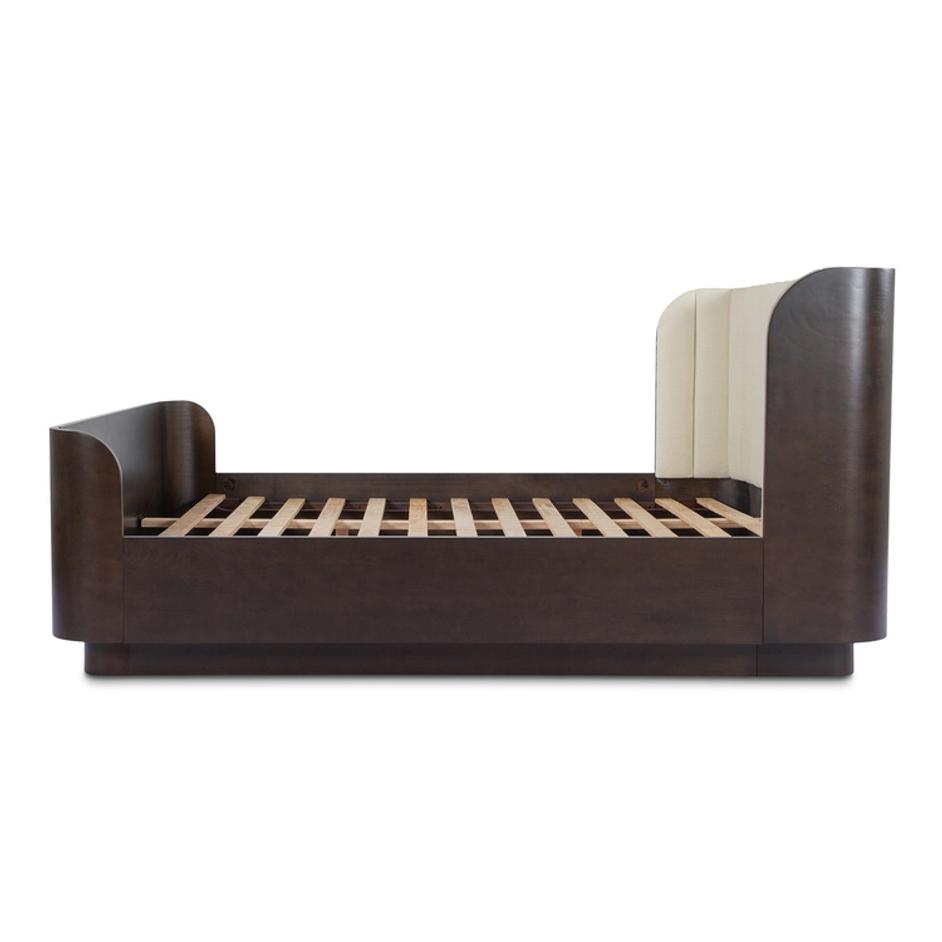 Scarlette Queen Bed Cream by Moes Home