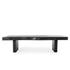 60" Coffee Table Black by Classic Home