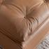 Haven Leather Armless Chair Toffee Brown by Classic Home