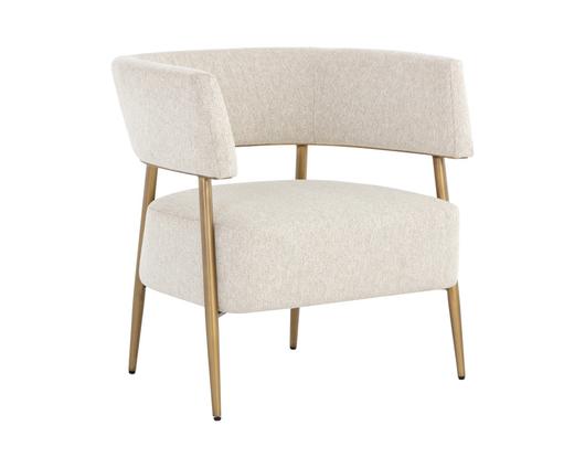 MAESTRO LOUNGE CHAIR - DOVE CREAM by Sunpan