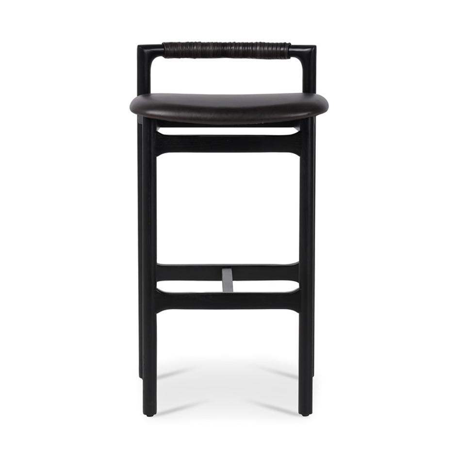 Baden Bar + Counter Stool - Sonoma Black by Four Hands
