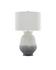 Cazalet Table Lamp In Ash Ivory & Blue & Acrylic White by Currey & Company