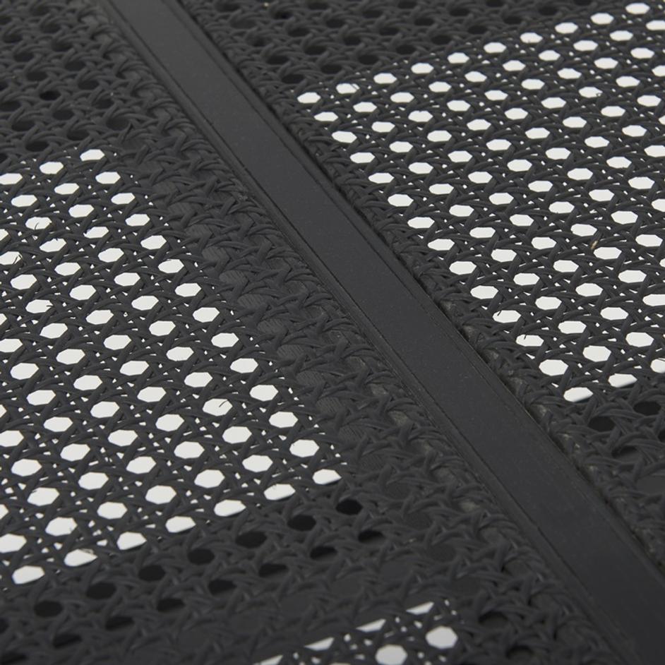 Arvin 59.1L x 17.7W x 18.1H Black Wooden Bench by Mercana