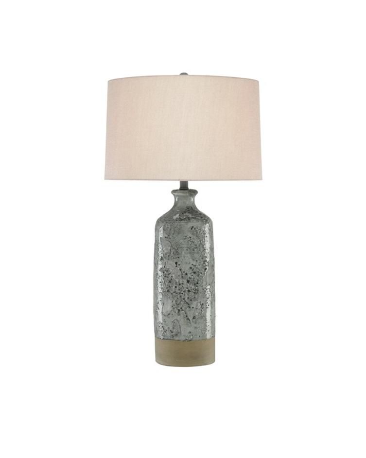 Stargazer Table Lamp In Celadon Crackle & Gray by Currey & Company