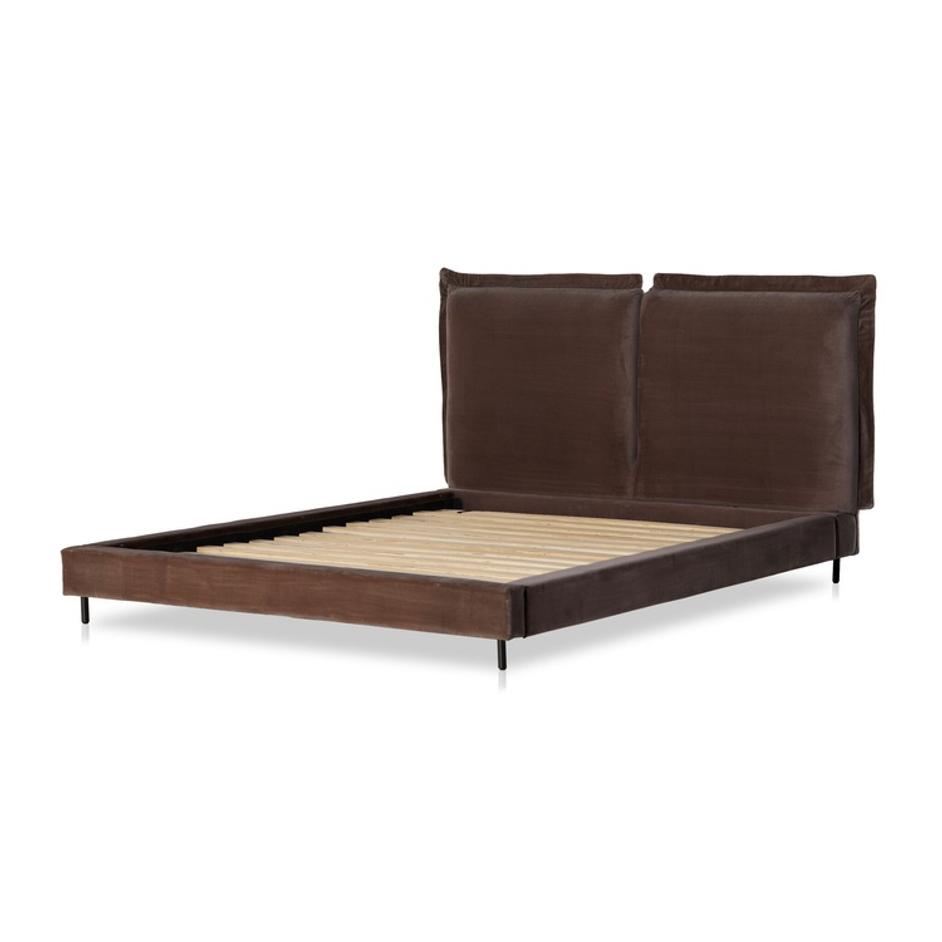 Inwood King Bed - Surrey Cocoa by Four Hands