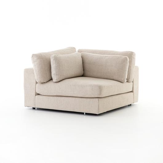 Bloor Sectional Corner in Essence Natural by FOUR HANDS