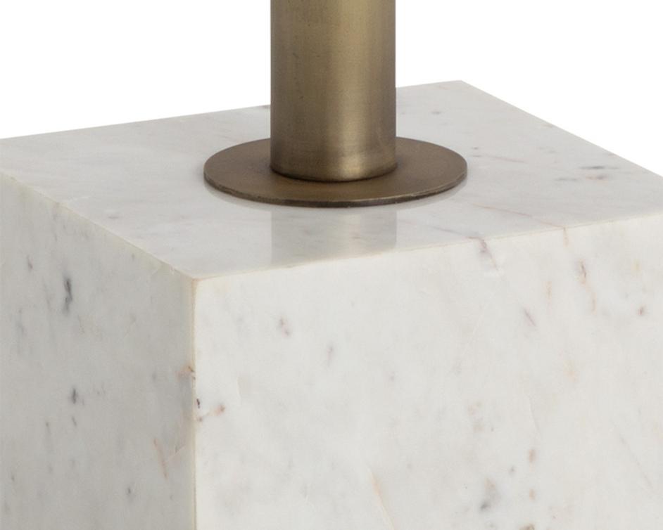 KATA BAR TABLE - WHITE MARBLE by Sunpan