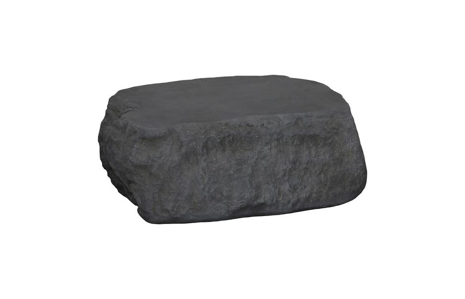 Quarry Coffee Table, Large, Charcoal Stone by Phillips Collection