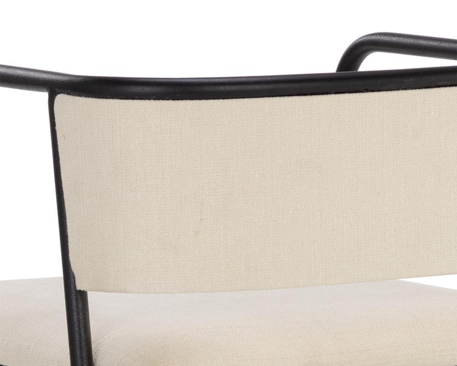 BRENAN DINING ARMCHAIR - ZENITH ALABASTER by Sunpan