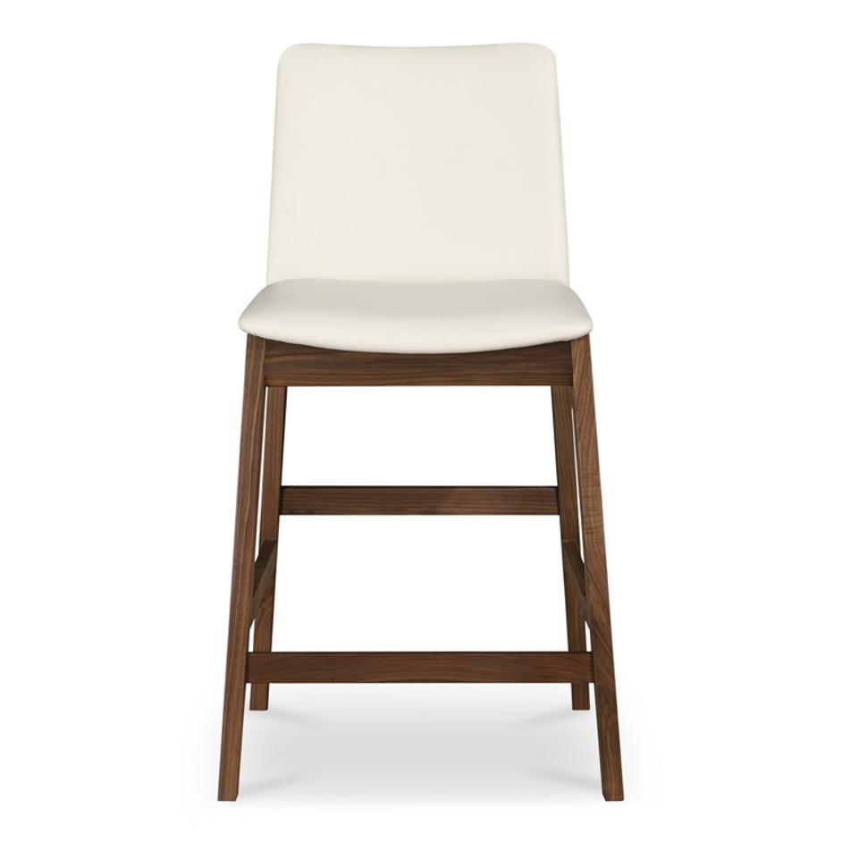 Deco Counter Stool White PVC by Moes Home